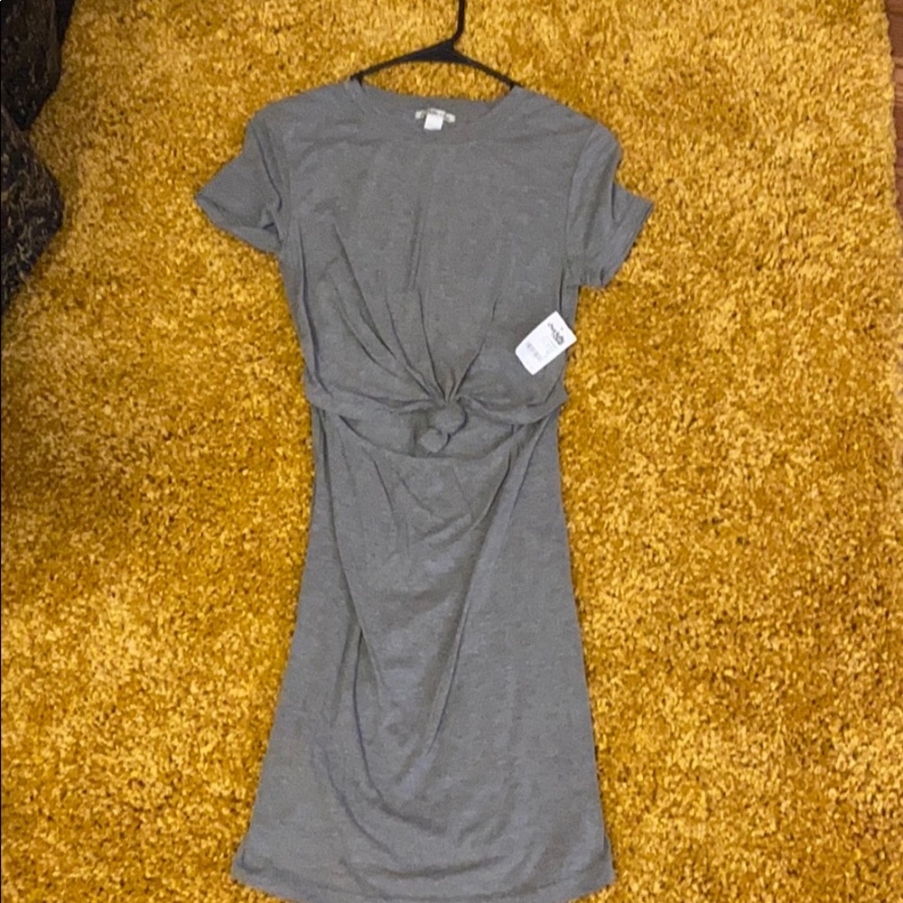 Open front dress